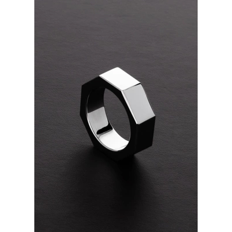 Steel By Shots NUT Cockring - 0.6 x 0.2 x 50 / 15 x 6 x 50 mm