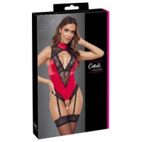 Cottelli Lingerie Korpuss sarkans/melns L
