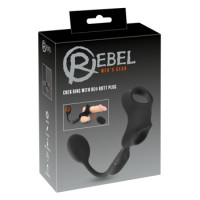 Rebel Cock ring with RC butt p