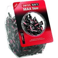 Swiss Navy MAX Size - Enhancement Creme for Men - Fishbowl - 50 Pieces