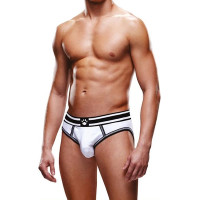 Prowler Open Brief - XL - White/Black