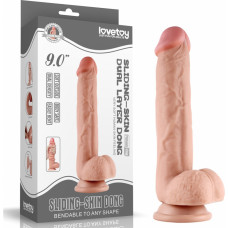 Lovetoy 9'' SLIDING SKIN DUAL LAYER DONG