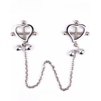Kiotos Bdsm Heart-Shaped Nipple Clamps Tinkling Bells