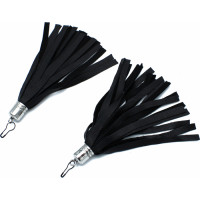 Kiotos Leather Black Leather Earring Whip