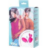 JOS VITA finger vibrating egg and vibrating attachment, silicone, pink, 8.5 and 8 cm