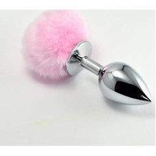 Lovetoy Pompon Metal Plug Large Pink