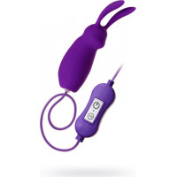 A-Toys , Vibro egg 'Bunny', with control panel, silicone, violet