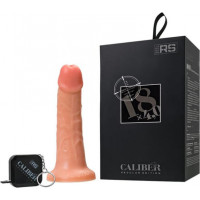 Caliber By Realstick Realistic dildo Caliber 18/4 , PVC, flesh,  length 18cm, diameter 4cm