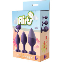 Dream Toys FLIRTS ANAL TRAINING KIT GEM STONE PURPLE