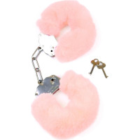 Fetish B - Series Kajdanki Fetish B - Series- Furry Cuffs Light Pink