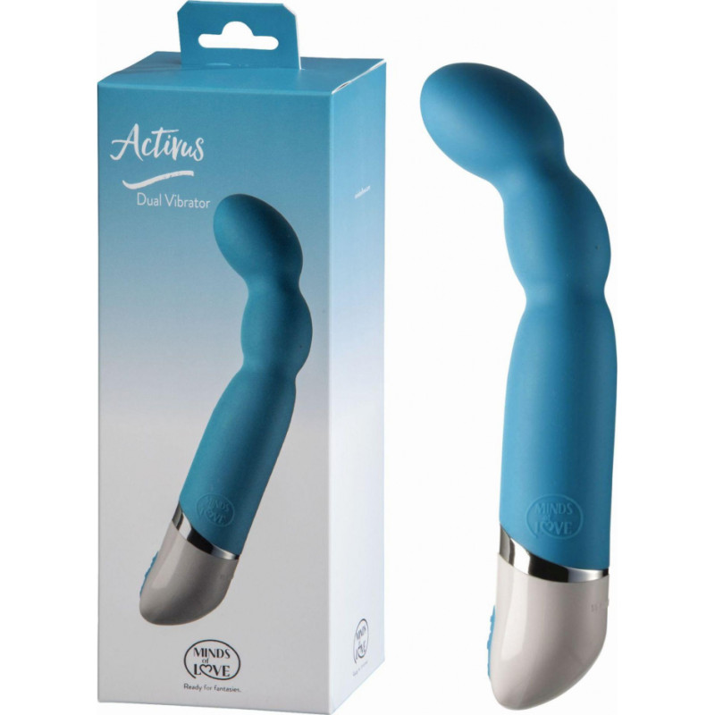 Minds Of Love Activus Dual Vibrator blue