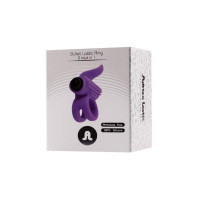 Adrien Lastic Pierścień-Wibrator - Bullet Lastic Ring.Func:1.Medical Silicon. Violet