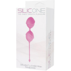 Toyz4Lovers Kulki-PALLINE DELIGHT PUSSY LICHEE SILICONE PINK