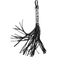 Argus White Small Leopard Flogger