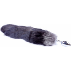 B - Series Heavyfun Plug-Fox TAIL- Black XXL
