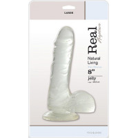 Real Rapture Dildo-JELLY DILDO REAL RAPTURE CLEAR 8