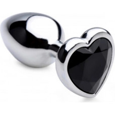 Xr Brands Black Heart - Butt Plug - Small