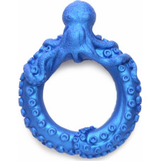 Xr Brands Poseidon's Octo-Ring - Silicone Cock Ring - Blue
