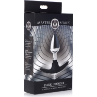 Xr Brands Dark Invader — metāla un silikona anālais spraudnis — mazs