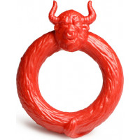 Xr Brands Beast Mode - Silicone Cock Ring - Red