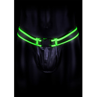Ouch! By Shots Jockstrap with Buckle - Glow in the Dark - L/XL