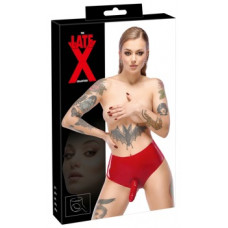 Late X Трусы латексные красные 2XL