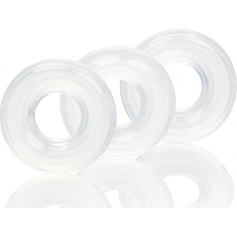 Calexotics 3 Stacker Rings / Transparent