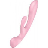 Satisfyer Trīskāršais Oh – truša vibrators – rozā