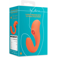 Loveline By Shots G-punkta vibrators ar klitora pulsa vilni - nepieradināts oranžs