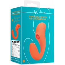 Loveline By Shots G-punkti vibraator kliitori pulsilainega – taltsutamatu oranž