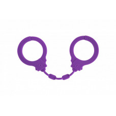 Lola Games Kajdanki-Silicone Handcuffs Party Hard Suppression Purple