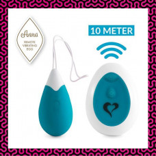 Feelztoys - Anna Vibrating Egg Remote Deep Green