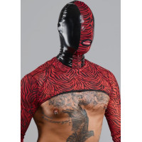 Regnes Fetish Planet Maska na twarz z elastycznego i błyszczącego vinylu - OS