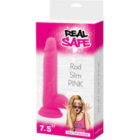 Real Safe Dildo-Fallo realistico real safe rod slim pink