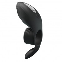 Pretty Love - Vibration Penis Sleeve 7 FUNCTIONS BLACK