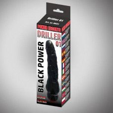 Power Escorts Driller 01 black 21,5 cm realistic vibrating