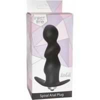 Lola Toys Plug-Anal Spiral Vibrating Black
