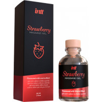 Intt Żel-Strawberry Kissable Massage Gel