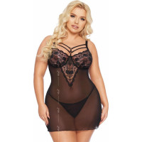 Softline Collection Aldona - black 3XL