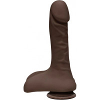 Doc Johnson Super D - Realistic ULTRASKYN Dildo with Balls - 9 / 22 cm