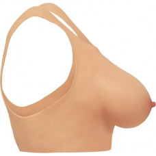 Xr Brands Perky Pair D-Cup silikoonrinnad – liha