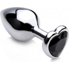 Xr Brands Black Heart - Butt Plug - Medium