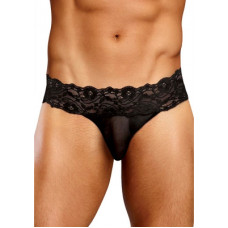 Male Power Микро-стринги Pinch Back - S/M - Черный