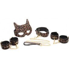 Xr Brands Leopard Print Bondage Set