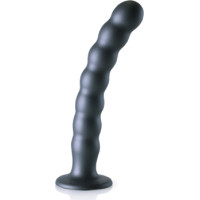 Ouch! By Shots Beaded Silicone G-Spot Dildo - 8'' / 20,5 cm