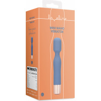 Loveline By Shots Mini Wand Vibrators - Blue Horizon