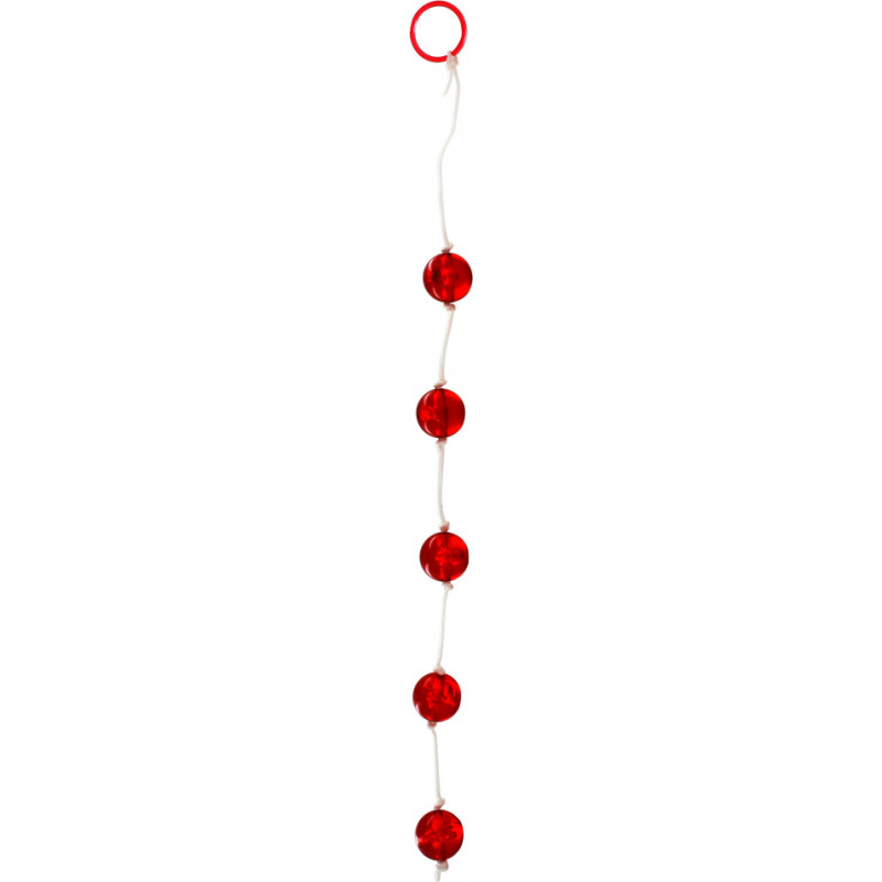 Seven Creations Anal Beads Large / Red