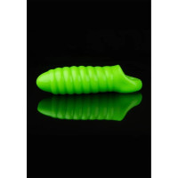 Ouch! By Shots Swirl Thick Stretchy Penis Sheath - Glow in the Dark