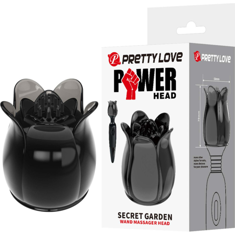 Pretty Love Power Head Secret Garden Wand Massager Attachment