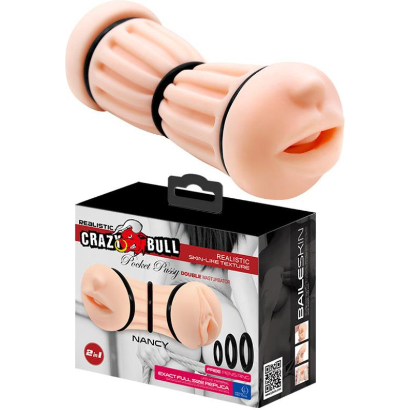 Crazy Bull - NANCY, Pocket Pussy, DOUBLE MASTURBATOR